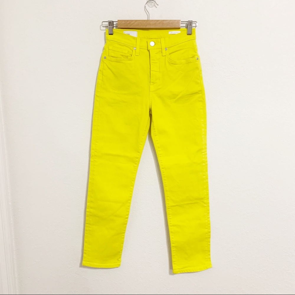 BLDWN Straight Yellow Jeans 25